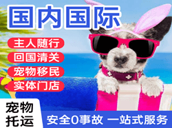 乌拉特中旗海流图机场快运国际宠物托运 【国